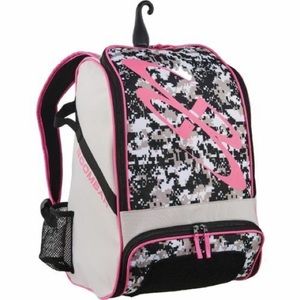 kids pink boombah softball bag